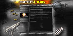 TacticalWars - Screenshot von der Startseite
